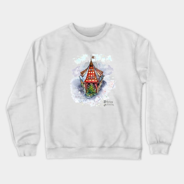 Gerlachschmiede in Rothenburg ob der Tauber, Bavaria, Germany Crewneck Sweatshirt by kavalenkava